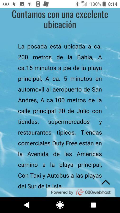 Posada Miss Joyce House San Andrés 外观 照片